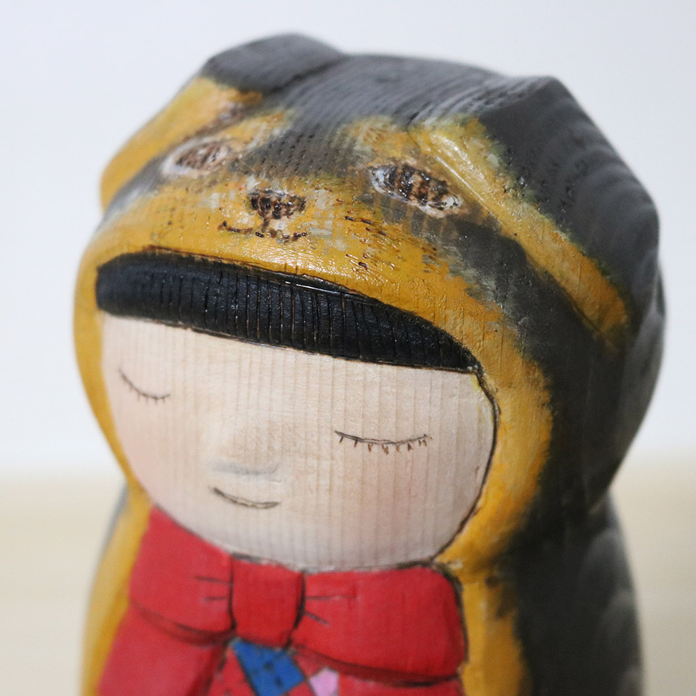 Yuko Yamazaki Creative Kokeshi Doll Little Dog Face
