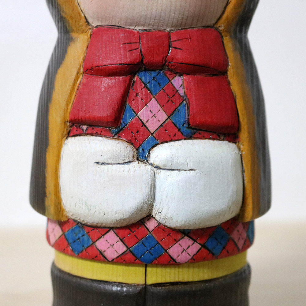 Yuko Yamazaki Creative Kokeshi Doll Little Dog Sweater