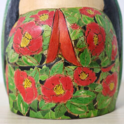 Yuko Yamazaki Creative Kokeshi Red Camellia Kimono