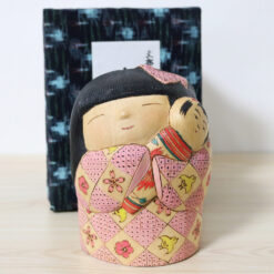Yuko Yamazaki Kokeshi Doll Pink Itoshigo