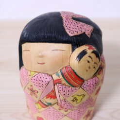 Yuko Yamazaki Kokeshi Doll Pink Itoshigo Face