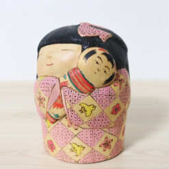 Yuko Yamazaki Kokeshi Doll Pink Itoshigo Left