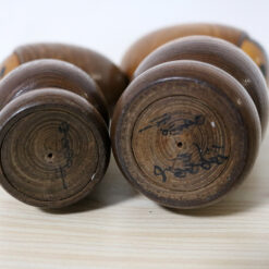 Hideo Ishihara Kokeshi Doll Set Wataboshiko Signature