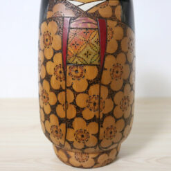 Inosuke Kobayashi Vintage Kokeshi Doll Spring Breeze Kimono