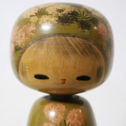 Kato Masami Vintage Japanese Kokeshi Doll Usubi Face