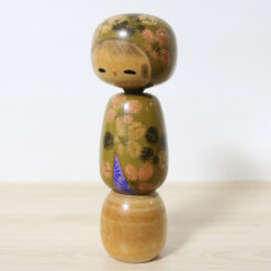 Kato Masami Vintage Japanese Kokeshi Doll Usubi Left