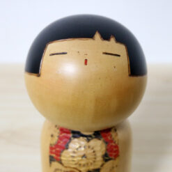 Kato Tatsuo Vintage Kokeshi Doll Spring Sunshine Face