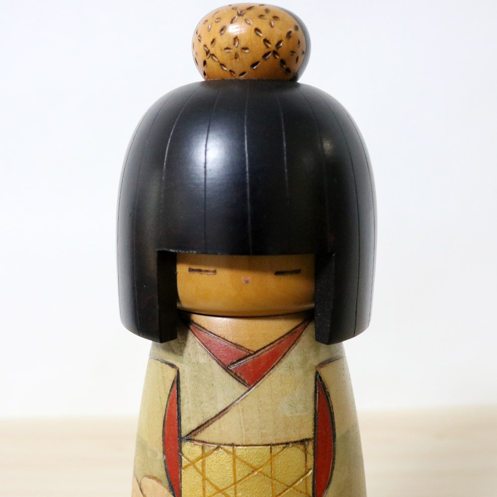 Kazuo Takamizawa Vintage Kokeshi Doll Face