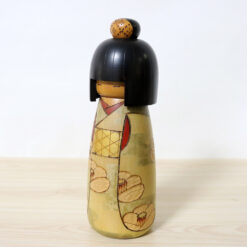 Kazuo Takamizawa Vintage Kokeshi Doll Left