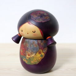 Sekiguchi Sansaku Vintage Kokeshi Ajisai Left