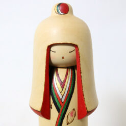 Sekiguchi Sansaku Vintage Kokeshi Doll White Lotus Face