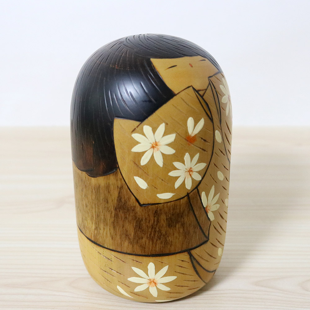 Vintage Kokeshi Doll Usaburo Right