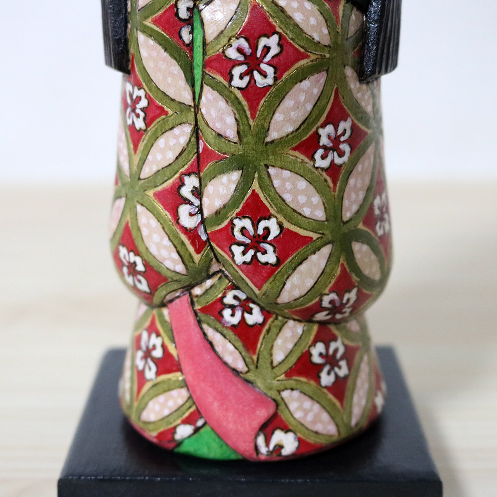 Yahagi Ichiko Kokeshi Doll Ayano Kimono