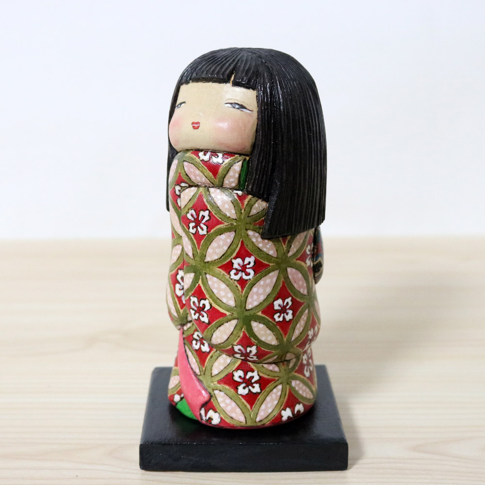 Yahagi Ichiko Kokeshi Doll Ayano Left