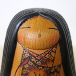 Kato Tatsuo Vintage Kokeshi Doll Mountain Sakura Face