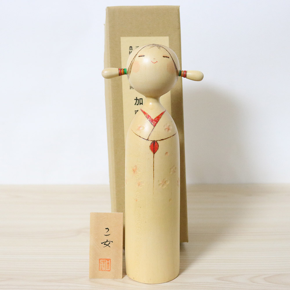 Kato Tatsuo Vintage Kokeshi Doll Otome