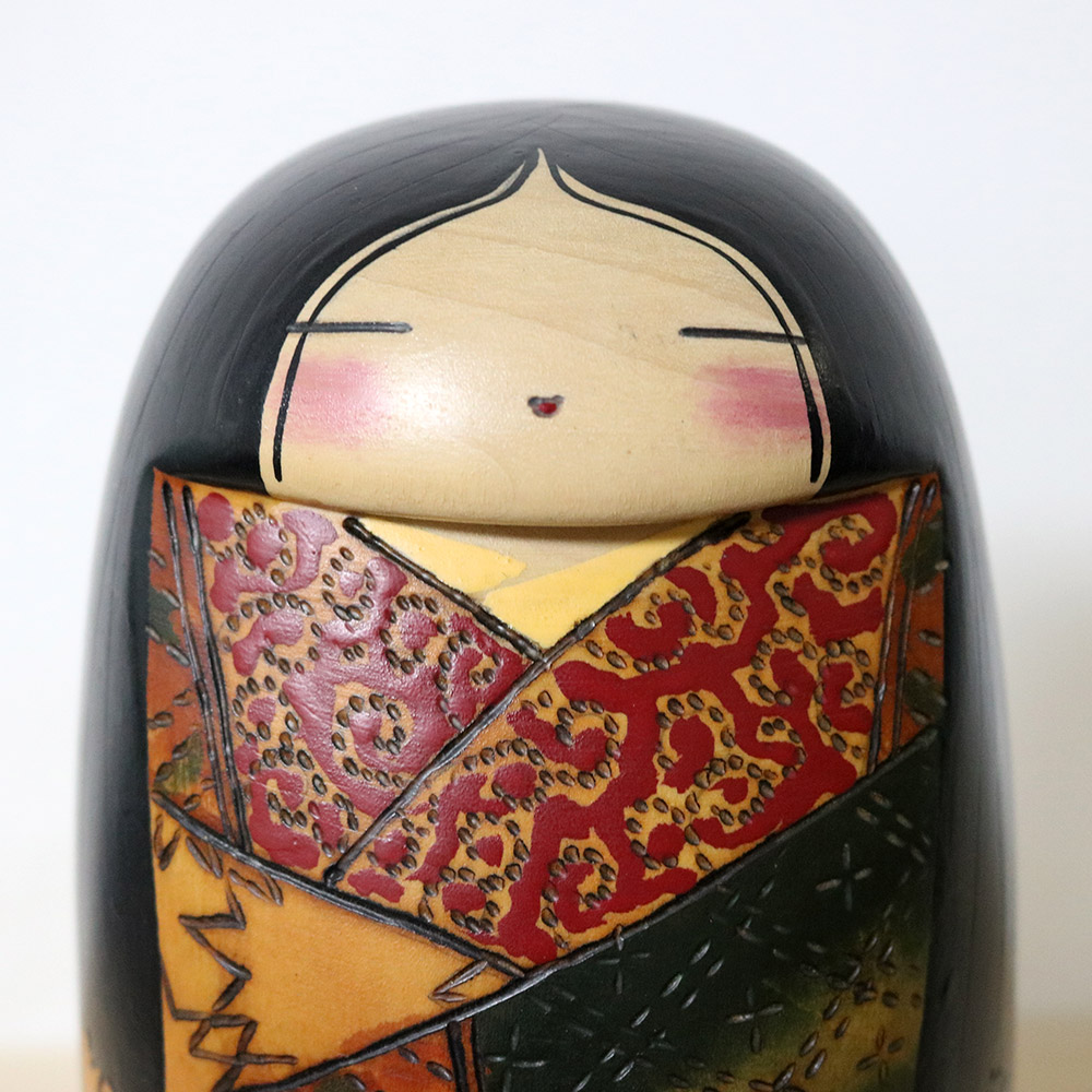 Kobayashi Inosuke Vintage Kokeshi Doll Izayoi Face