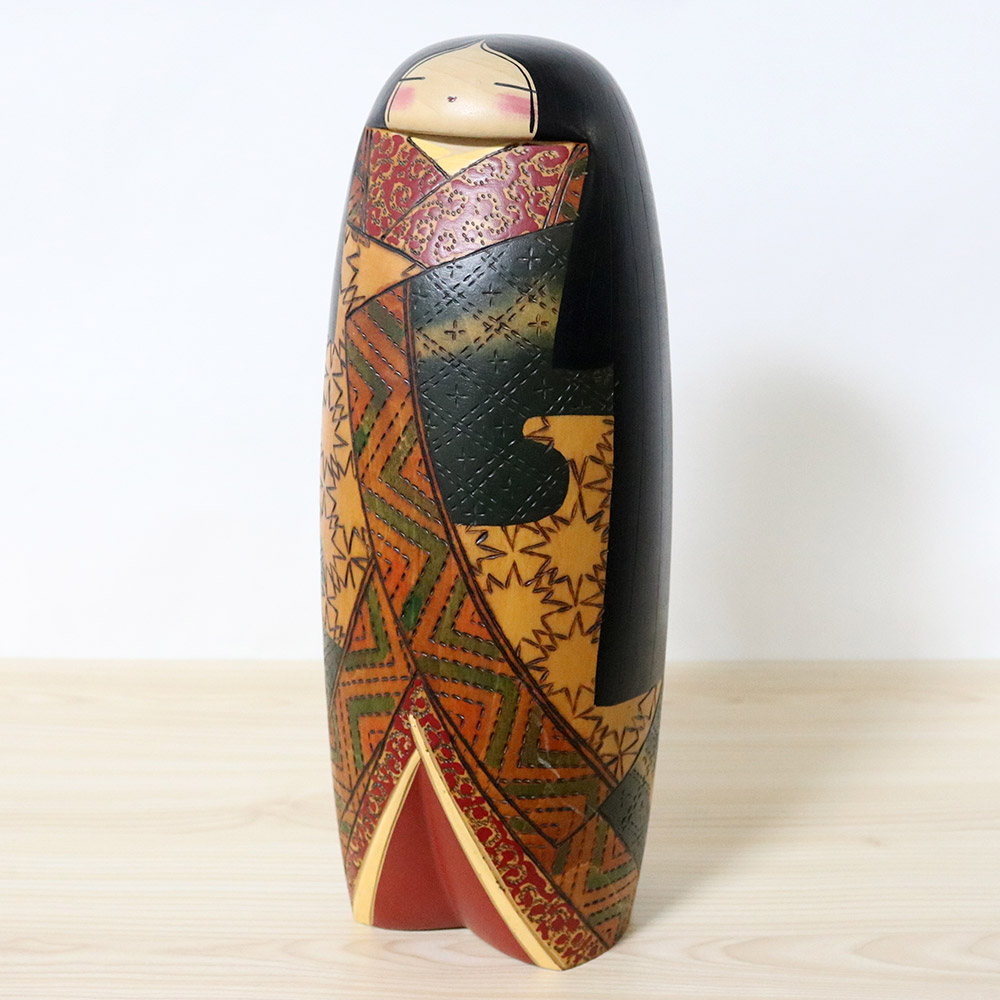 Kobayashi Inosuke Vintage Kokeshi Doll Izayoi Left