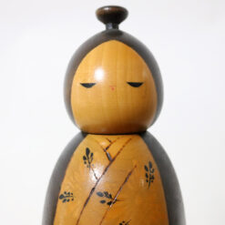 Sadao Kishi Vintage Kokeshi Doll Fuga Face