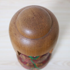 Sato Suigai Vintage Kokeshi Doll Kikunohana Hair