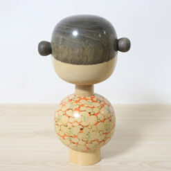 Takahashi Hashime Vintage Kokeshi Doll Ume To Shojo Back