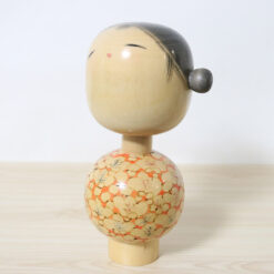 Takahashi Hashime Vintage Kokeshi Doll Ume To Shojo Left