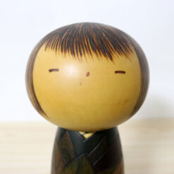 Usaburo Vintage Kokeshi Doll Poem Of The Mountain Face