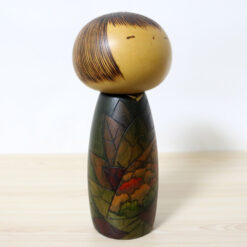 Usaburo Vintage Kokeshi Doll Poem Of The Mountain Right