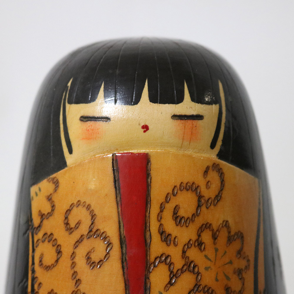 Vintage Kokeshi Inosuke Kobayashi Face