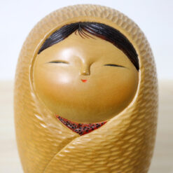 Aoki Ryoka Vintage Kokeshi Doll Snow Child Face