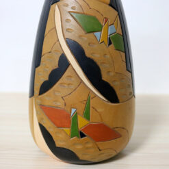Ishimura Vintage Kokeshi Doll Orizuru Kimono