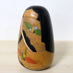 Ishimura Vintage Kokeshi Doll Orizuru Left