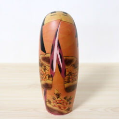 Sato Suigai Vintage Orange Kokeshi Doll