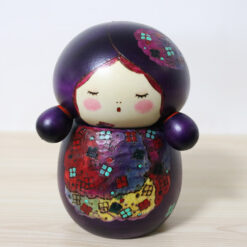 Sansaku Sekiguchi Ajisai Kokeshi Doll Front