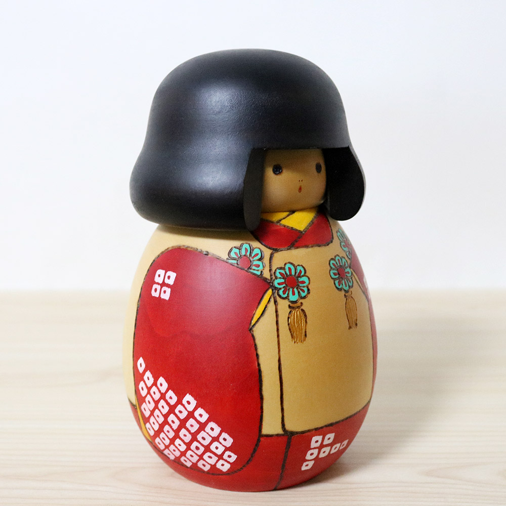 Sekiguchi Sansaku Vintage Kokeshi Doll Sansai Right