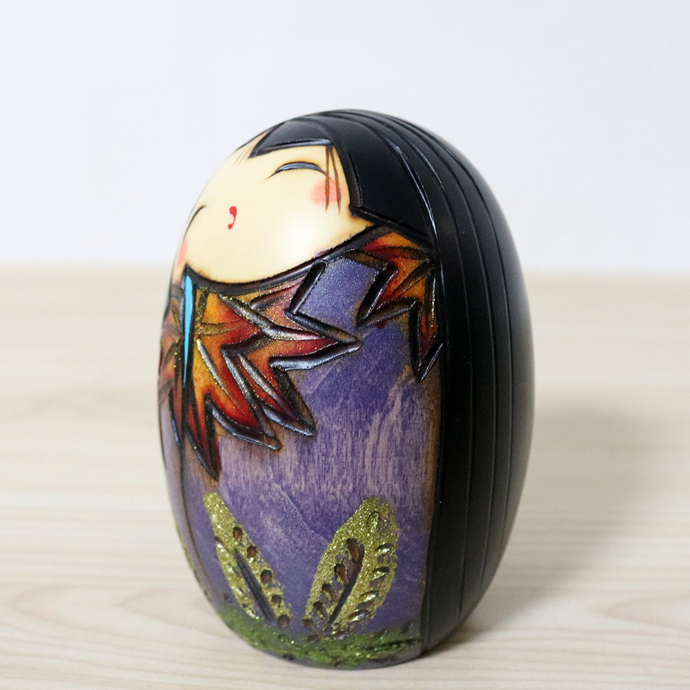Sekiguchi Toshio Kokeshi Doll Mountain Road Left