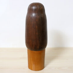 Takahashi Toshiharu Vintage Kokeshi Doll Late Autumn Warmth Back