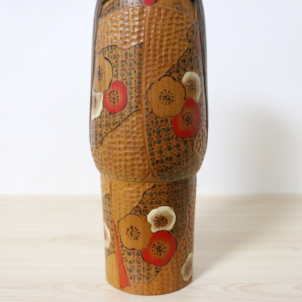Takahashi Toshiharu Vintage Kokeshi Doll Late Autumn Warmth Kimono
