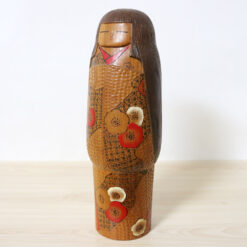 Takahashi Toshiharu Vintage Kokeshi Doll Late Autumn Warmth Left