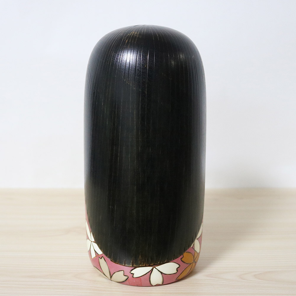 Usaburo Vintage Kokeshi Doll Hanagokoro Back