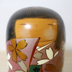 Usaburo Vintage Kokeshi Doll Hanagokoro Face
