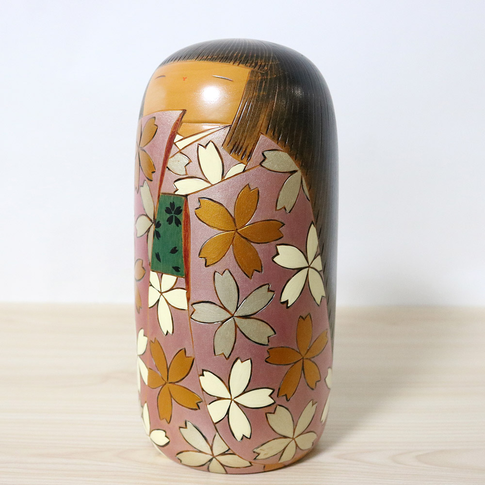 Usaburo Vintage Kokeshi Doll Hanagokoro Left
