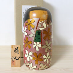 Usaburo Vintage Kokeshi Doll Hanagokoro With Box