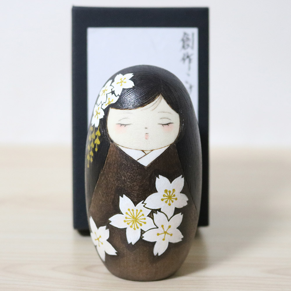 Hirano Nagisa Creative Kokeshi Doll Announcing Spring