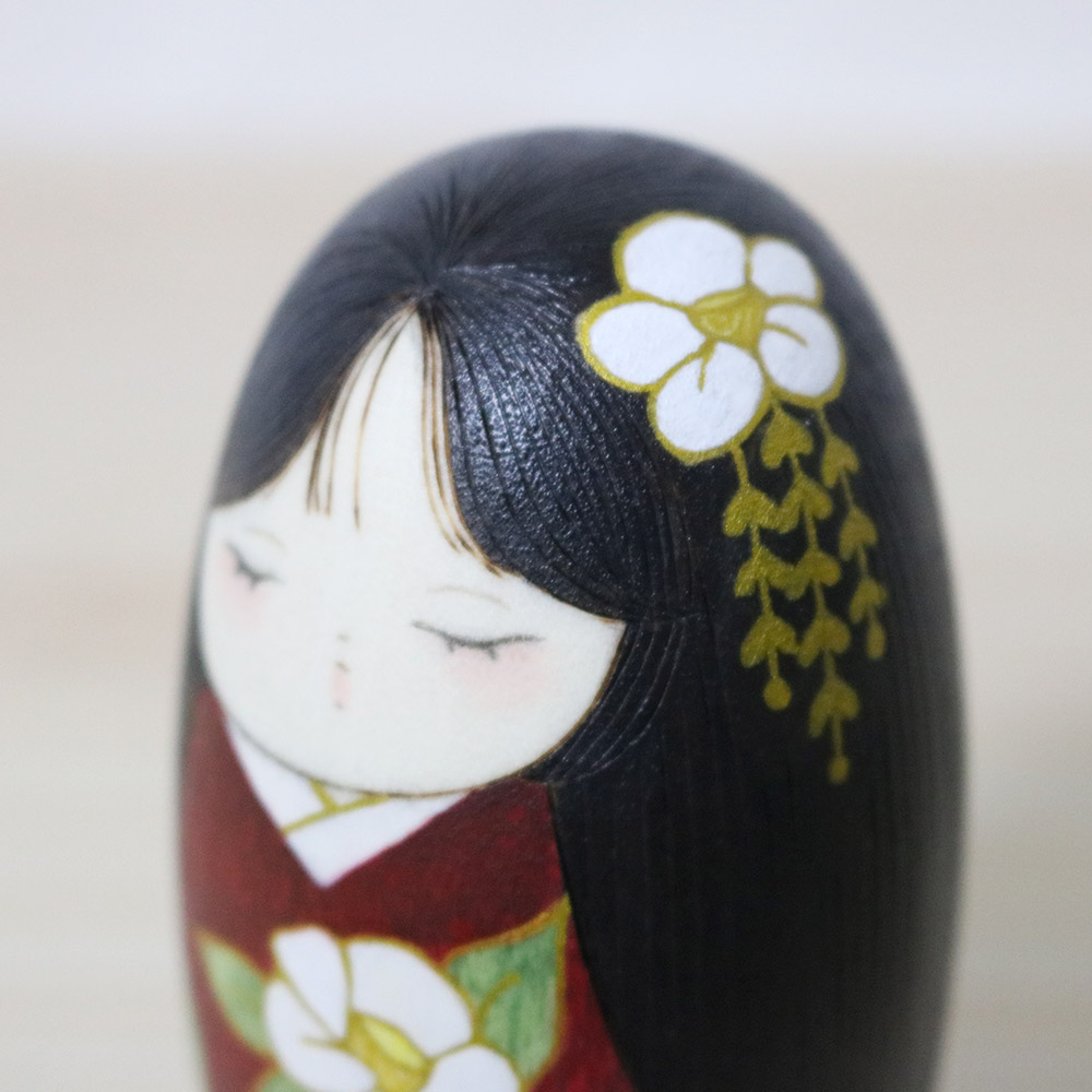 Hirano Nagisa Creative Kokeshi Doll Spring Colors Hair