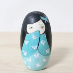 Hirano Nagisa Creative Kokeshi Doll The Sparkle Of Blue Front