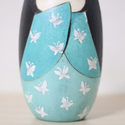 Hirano Nagisa Creative Kokeshi Doll The Sparkle Of Blue Kimono