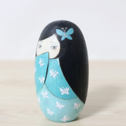 Hirano Nagisa Creative Kokeshi Doll The Sparkle Of Blue Left