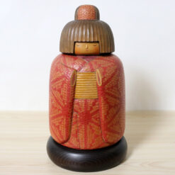 Sekiguchi Sansaku Vintage Kokeshi Doll Kanoko Front