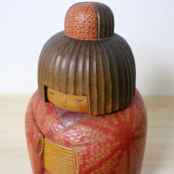 Sekiguchi Sansaku Vintage Kokeshi Doll Kanoko Hair